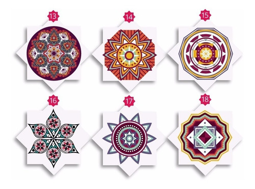 Imagen 4 de 7 de Vinilos Pared Mandalas 1x1metro
