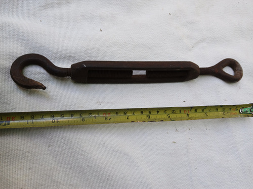 Tensor Ojo Gancho Fijo Cerrado30 Cm. Máximo 45 Cm (Usado)
