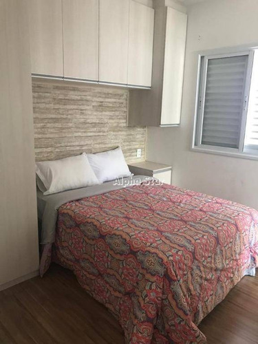 Apartamento Maravilhoso, Mobiliado, Ensolarado, Excelente Localidade, Venda - Spazio Club Barueri - Barueri/sp - Ap1576