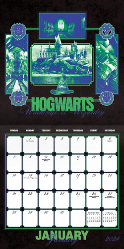 Calendario De Harry Potter 2024 Paquete De Calendario De P