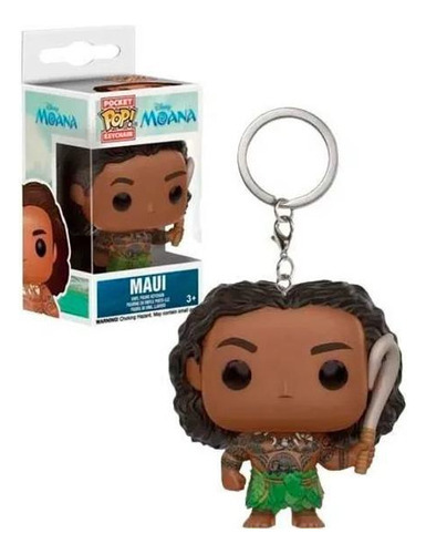 Llavero Chaveiro Funko Pocket Pop Disney Moana Maui