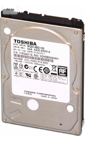 Disco Duro Toshiba 1tb