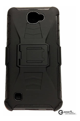 Funda Clip Uso Rudo Hibrido 3 En 1 LG X Max K240 5.5pul