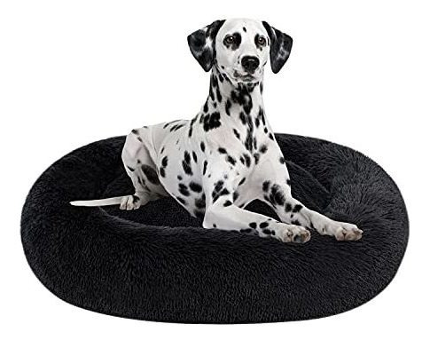 Cama De Perro Ovalada Relajante Donut Cuddler Shag De P...