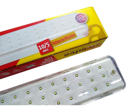 Imagen 6 de 8 de Luz Emergencia Atomlux 2020 - 60 Led - Luces Bateria Gtia