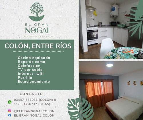 Depto Alquiler Temporal Colon Entre Ríos.