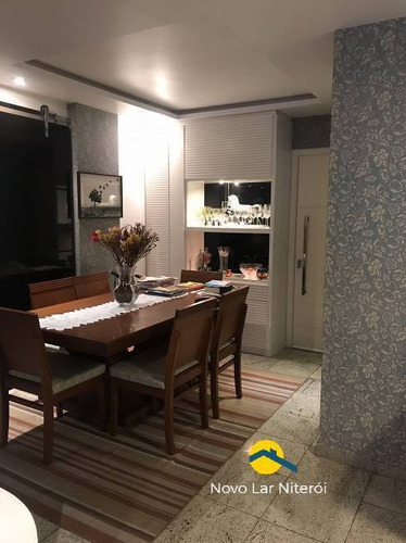 Imagem 6 de 15 de Excelente Apartamento Em Icaraí, Frente, Sol Da Manhã Com 145 M²,. - 117