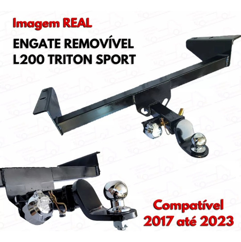 Engate Reboque Removível L200 Triton Sport 2022 2023 2024