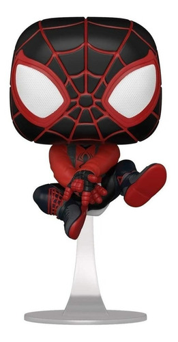 Figura de acción  Miles Morales bodega cat suit Spider-Man Gamerverse 50152 de Funko Pop!