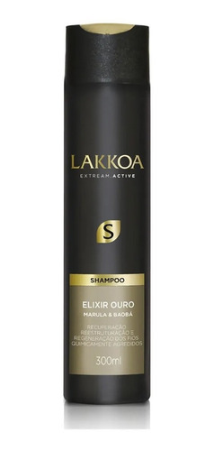 Shampoo Hidratação Capilar Elixir Ouro Lakkoa 300ml
