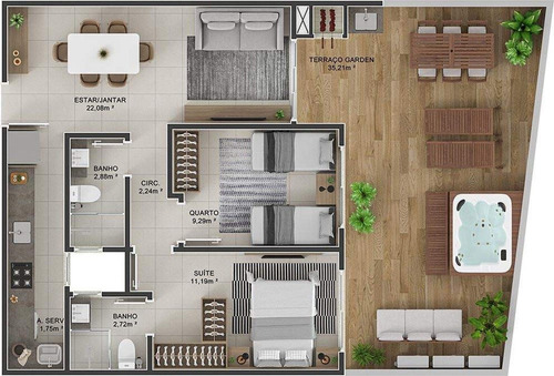 Imagem 27 de 30 de Apartamento À Venda No Bairro Ingleses Do Rio Vermelho - Florianópolis/sc - O-25503-42073