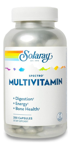 Espectro Multivitamínico Solaray 250 Cápsulas