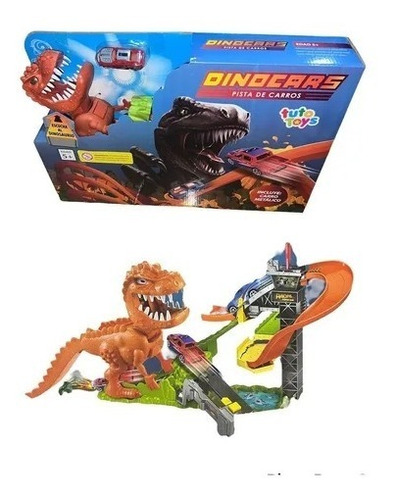 Pista Dinocars T Rex Veloz + 1 Carro