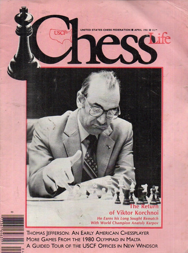 Revista Chess Life Ajedrez Usa Año 1981 - 6 Revistas