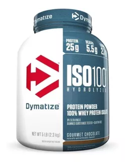 Whey Protein Hidrolisado Iso 100 2,3kg Dymatize Chocolate Nf Sabor Chocolate (gourmet Chocolate)