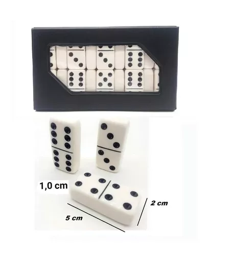 DOMINO OSSO DOMINOES GROSSO 28 PCS - Tudo para seu salão de jogos