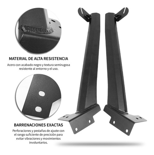 Imagen 2 de 8 de Diadema Bracket Para Barra Led Jeep Jl Wrangler 2019/2021