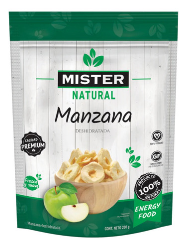 Manzana Deshidratada 200g - Mister Natural