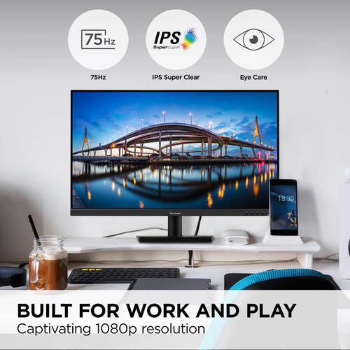 Viewsonic Va3209m Monitor Ips Full Hd 1080p De 32 Pulgadas Y