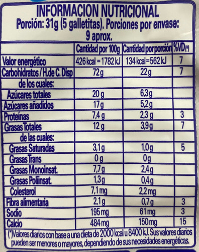 Galletitas Okebon Para Compartir Sabor Leche Clásica X 273 G