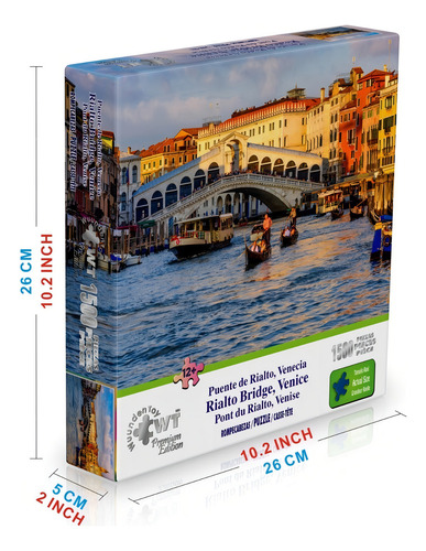 Rompecabezas Premium Edition 1,500 Pzs, Puente De Rialto