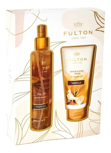 Estuche Body Splash + Crema Vainilla - Tienda Fulton