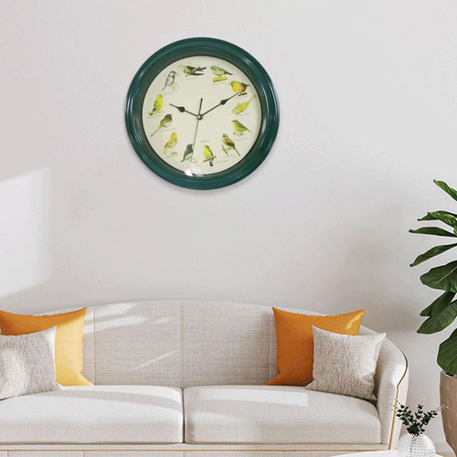 Reloj De Pared Con Pájaro Cantor, Reloj De Pared Con