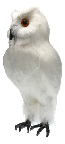 Fake Artificial Owl Bird Feather Realistic Taxidermy 2024