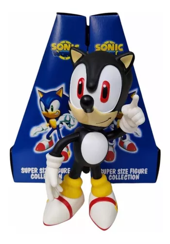 Boneco Sonic Preto Grande Collection Shadow - Super Size Figure