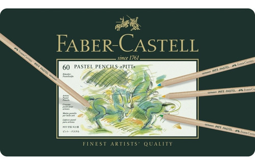 Lapices Faber Castell Pasteles Pitt X 60 Lata