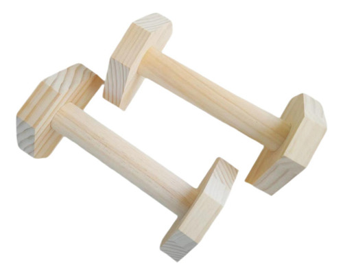 2 Piezas De Paralelas De Madera, Manijas De Flexiones De