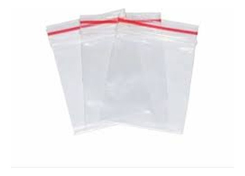 Bolsas Con Cierre Hermético Zipper 5x7 Cm Pack X 500 U Transparente 5x7