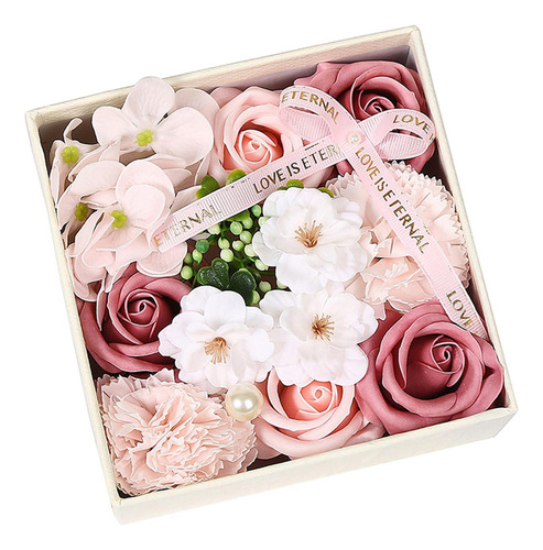 Sabonete De Banho De Flor Caixa De Flor Linda Pétalas Rosa