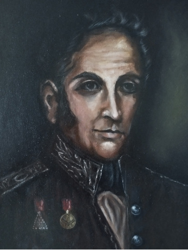 Pintura Al Óleo   El Secreto De Bolivar  