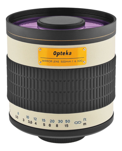 Opteka 500mm F/6.3 Mirror Lente Para T Mount