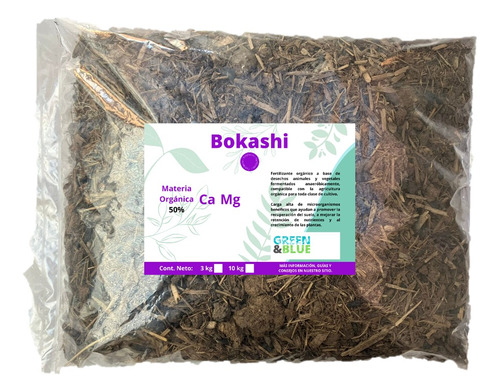 Abono Orgánico Fermentado Bokashi (2 Kg)