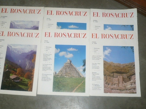 6 Revistas Antiguas El Rosacr