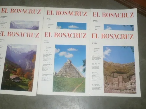 comprar 6 Revistas Antiguas El Rosacr