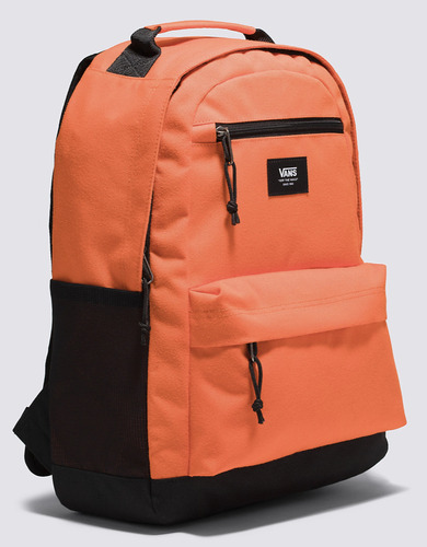 Mochila Vans Starle Cordura Verde Color Naranja Diseño De La Tela Liso