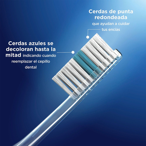 Cepillo De Dientes Combate Placa Oral-b Indicator 2 Unidades Azul