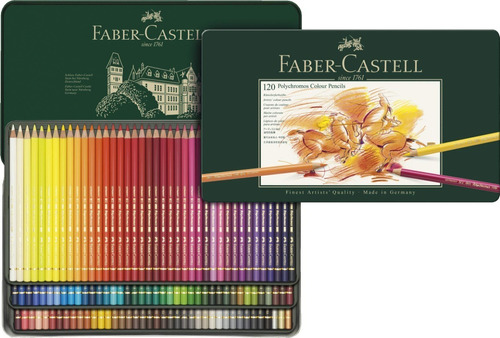 Lapices Polychromos Faber Castell Lata X120 Colores