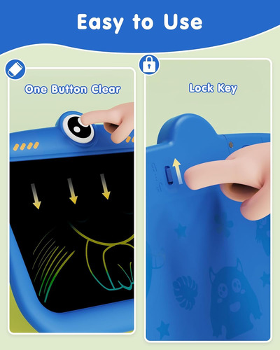 Bravokids Lcd Scriture Tablet, Colorido Doodle Bo De...