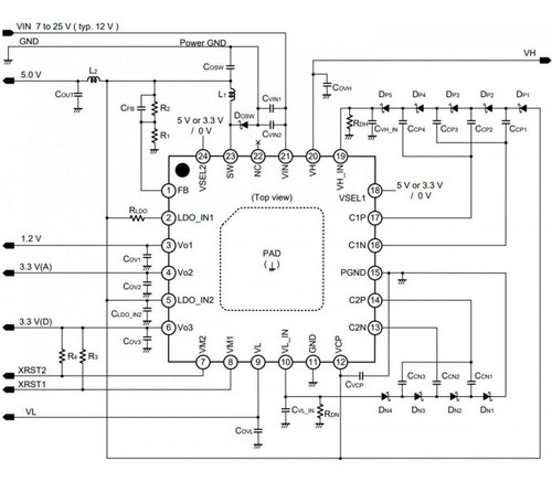 Ci Cxa3840wr-t2 A3840 Regulador De Tensão Pmic Qfn24 Smd