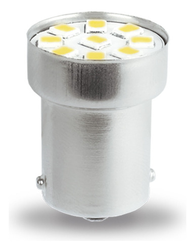 Kit 10 Unid. Lampada Led R5w 1 Polo Branco Frio 24v Il1036