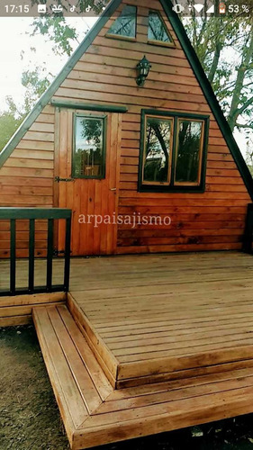 Cabaña Alpina Estilo Patagónico Apta Delta De Tigre Elevada