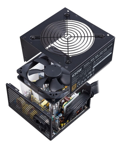 Imagen 9 de 9 de Fuente 650w Coolermaster Mwe Bronze 80+ Mpe-6501-acaab
