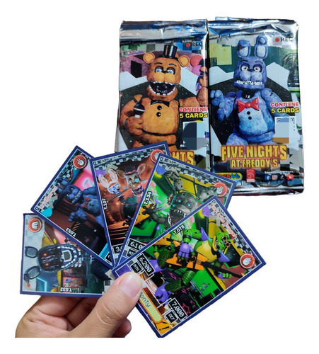 125 Tarjetas De Combate Five Nights Freddy Terror 