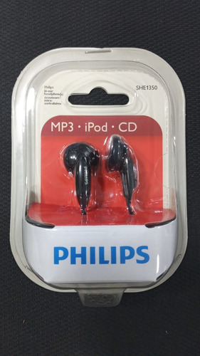 Imagen 3 de 3 de Audífono Philips She1350/00 Para Mp3,cd,iPod