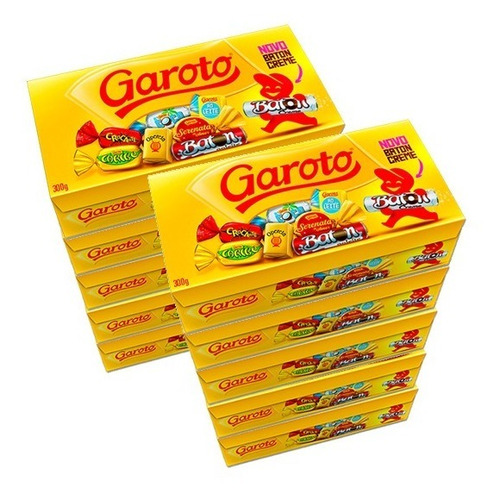 Chocolates Dulces Brasileños Importados Garoto® 250g X 12