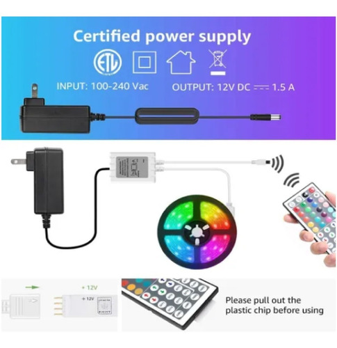 Imagen 2 de 5 de Controlador Antena Wifi Para Cinta Led Rgb 5050 + Conbtrol